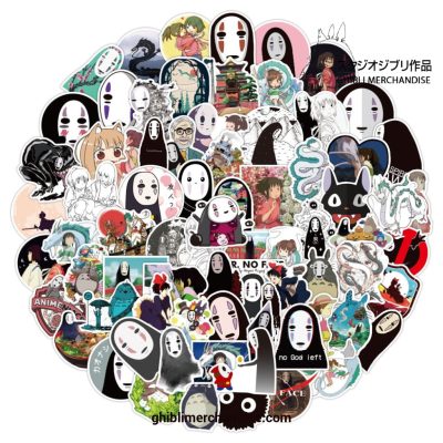 10/30/50/100 Spirited Away No Face Stickers