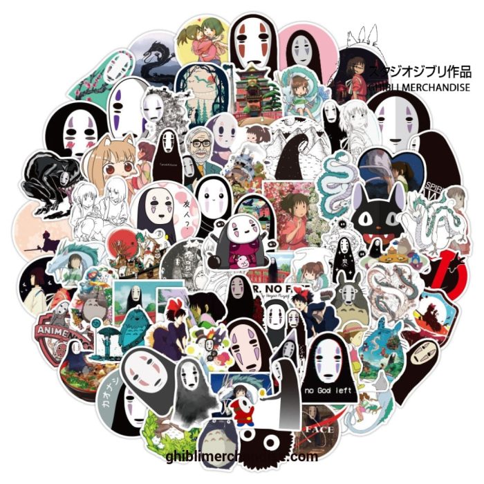 10/30/50/100 Spirited Away No Face Stickers