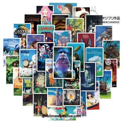 10/30/50Pcs Studio Ghibli Stickers Limited Stock