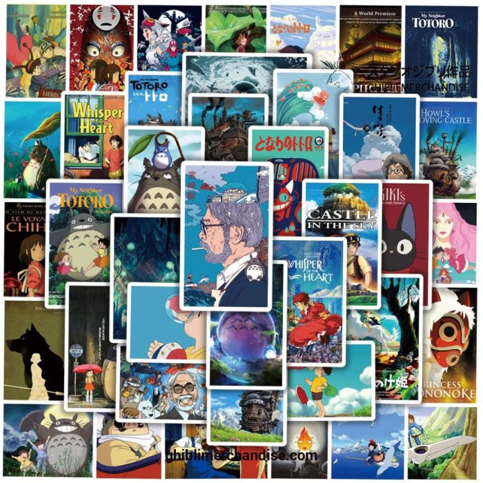 10/30/50Pcs Studio Ghibli Stickers Limited Stock