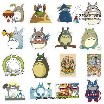 10/50Pcs Totoro Waterproof Stickers