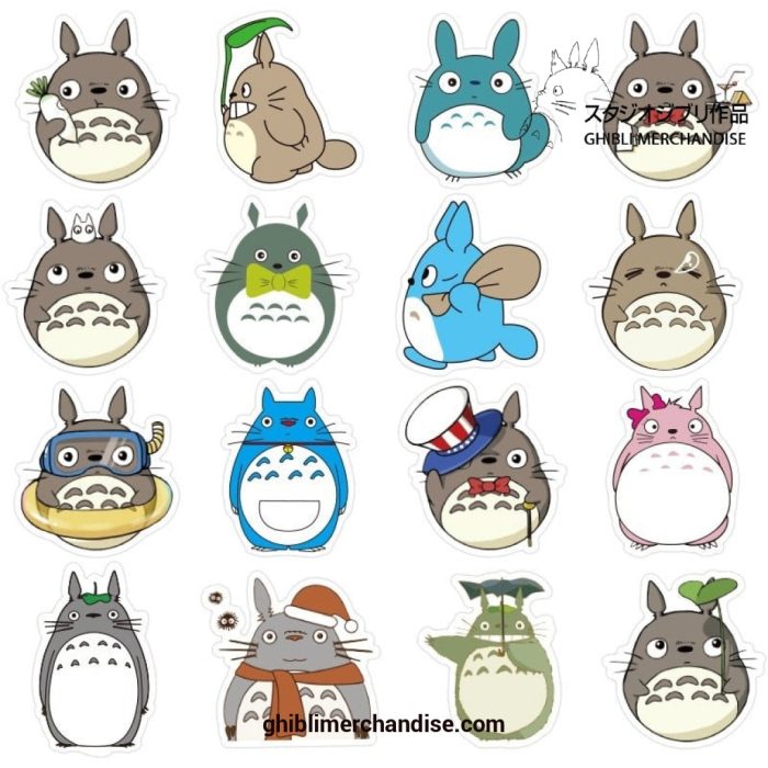 10/50Pcs Totoro Waterproof Stickers