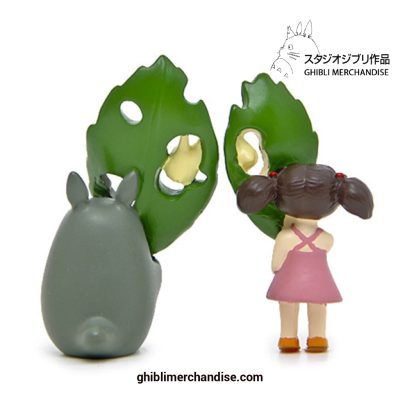 2Pcs/set Cute Totoro With Mei Figurine