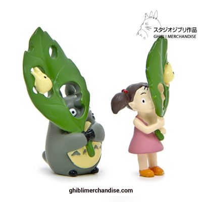 2Pcs/set Cute Totoro With Mei Figurine