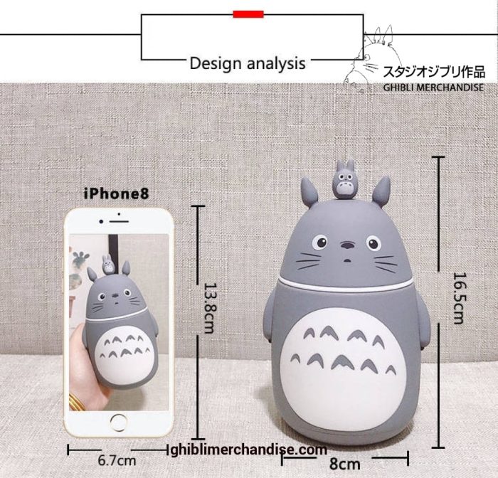 300Ml Cute Totoro Glass Water Bottle