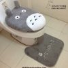 3Pcs Totoro Bathroom Set Toilet Cover Winter Warm Soft Plush