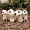 4Pcs/set Princess Mononoke Tree Spirit Figures