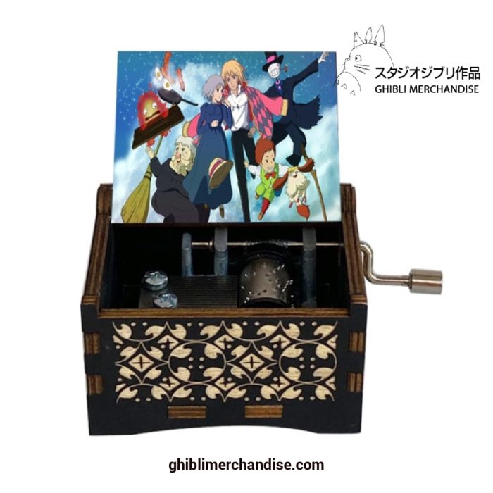 50 Types Howls Moving Castle Wooden Music Box 13