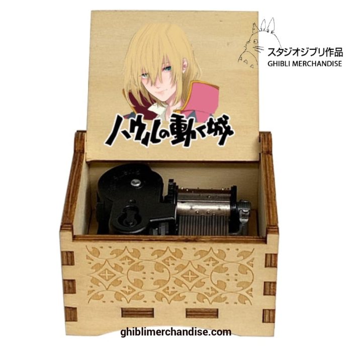 50 Types Howls Moving Castle Wooden Music Box 28