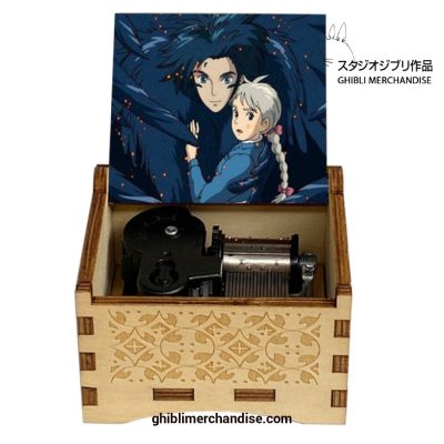 50 Types Howls Moving Castle Wooden Music Box 29