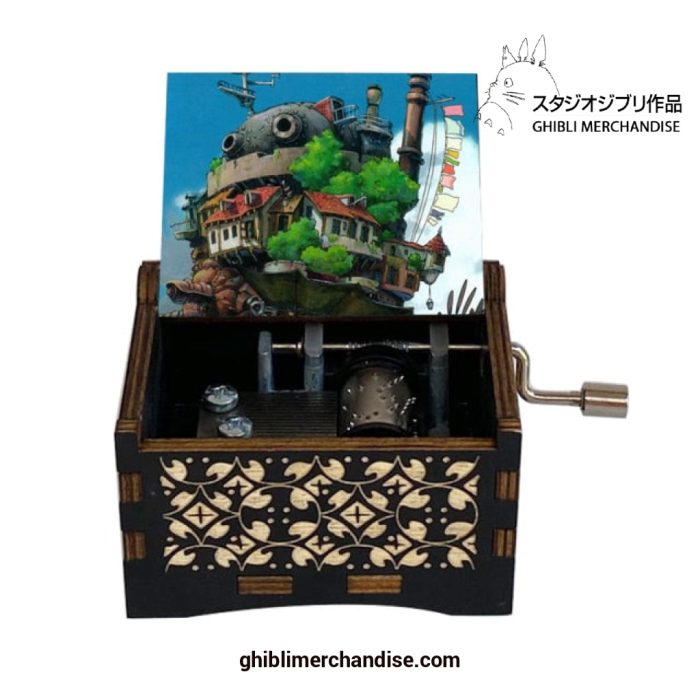 50 Types Howls Moving Castle Wooden Music Box 3