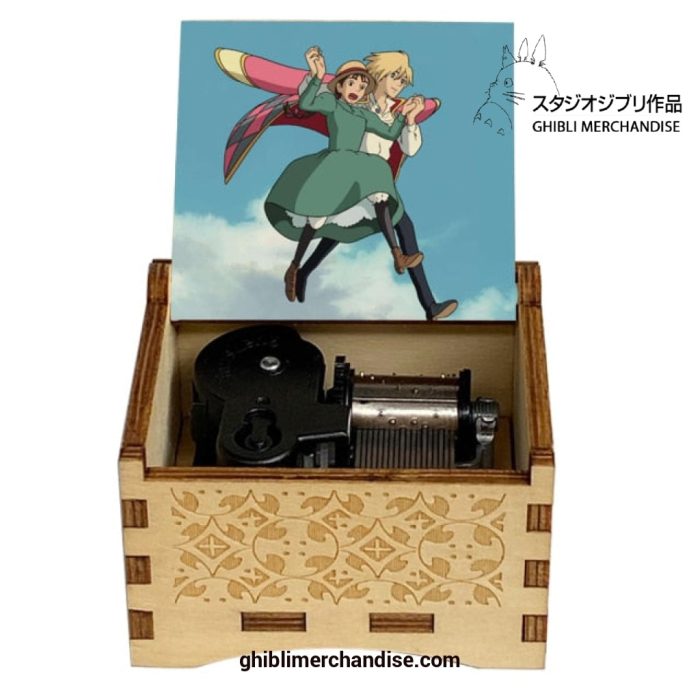 50 Types Howls Moving Castle Wooden Music Box 33