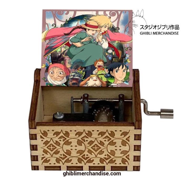 50 Types Howls Moving Castle Wooden Music Box 37