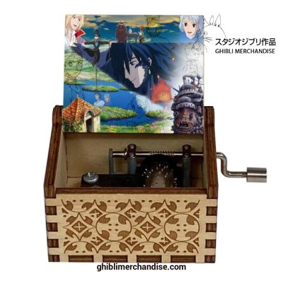 50 Types Howls Moving Castle Wooden Music Box 38