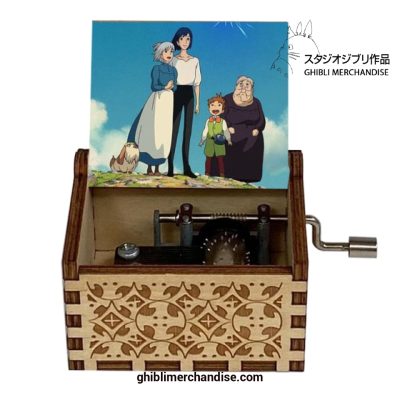 50 Types Howls Moving Castle Wooden Music Box 39