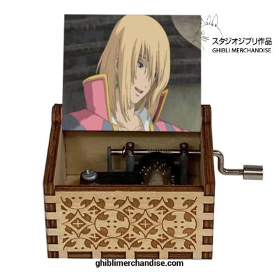 50 Types Howls Moving Castle Wooden Music Box 49