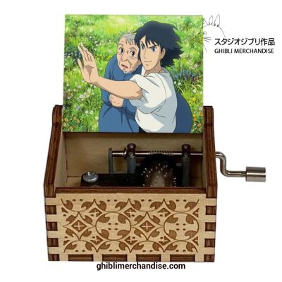 50 Types Howls Moving Castle Wooden Music Box 5