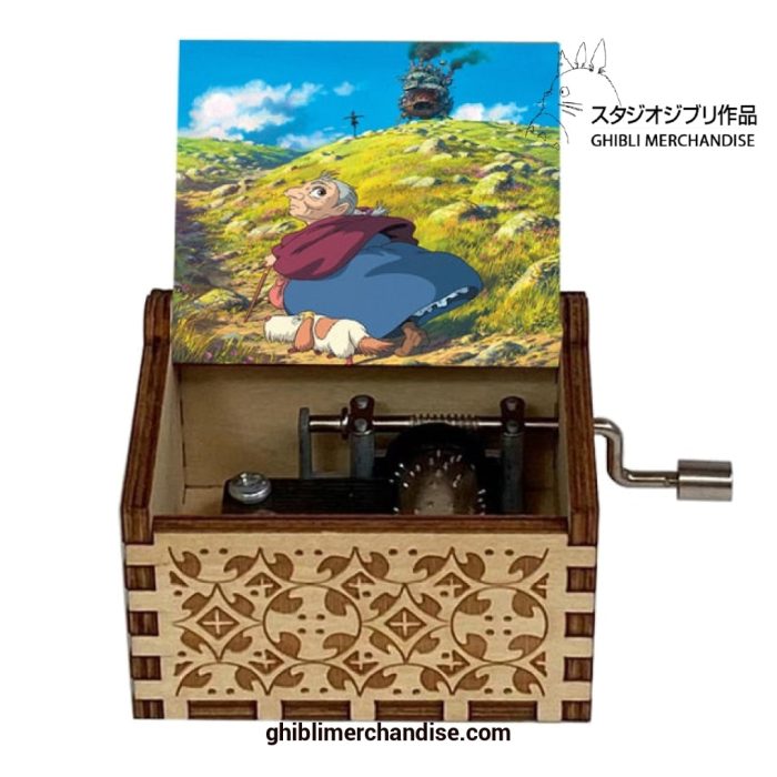 50 Types Howls Moving Castle Wooden Music Box 52