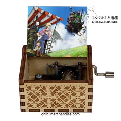 50 Types Howls Moving Castle Wooden Music Box 7