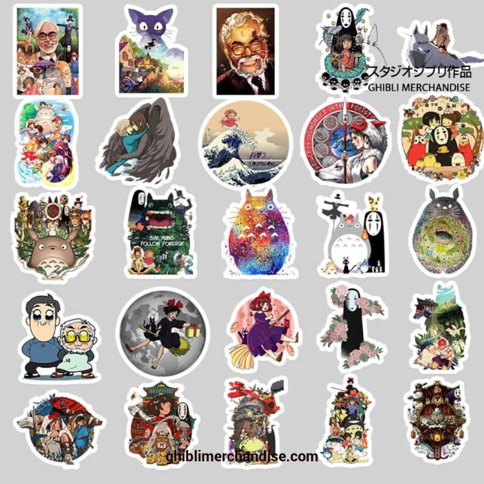 50/pcs Studio Ghibli Spirited Away Stickers