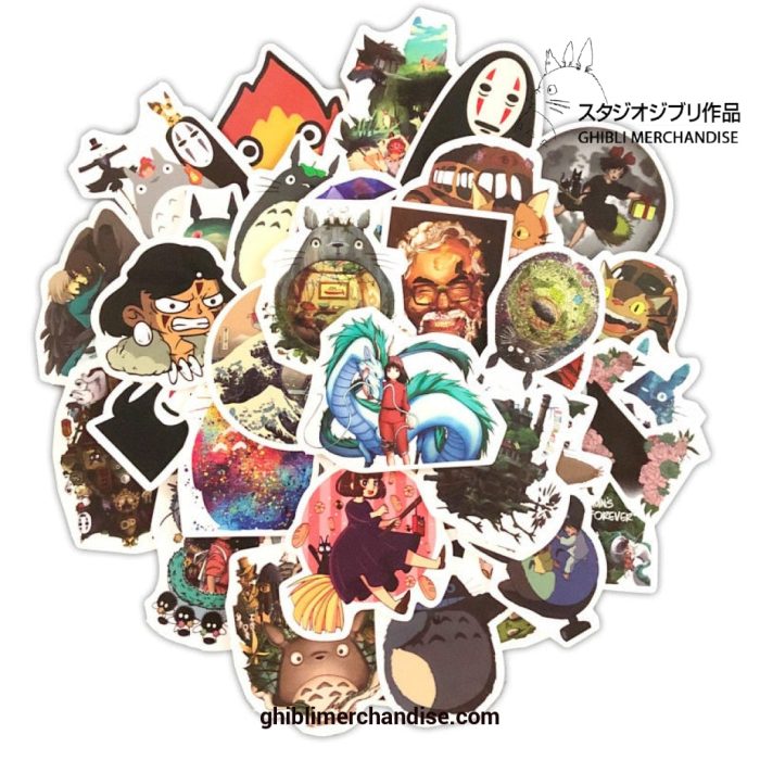 50/pcs Studio Ghibli Spirited Away Stickers