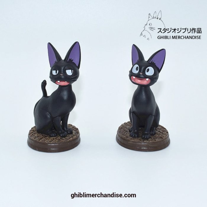 6Pcs/set Kikis Delivery Service Jiji Black Cat Figures