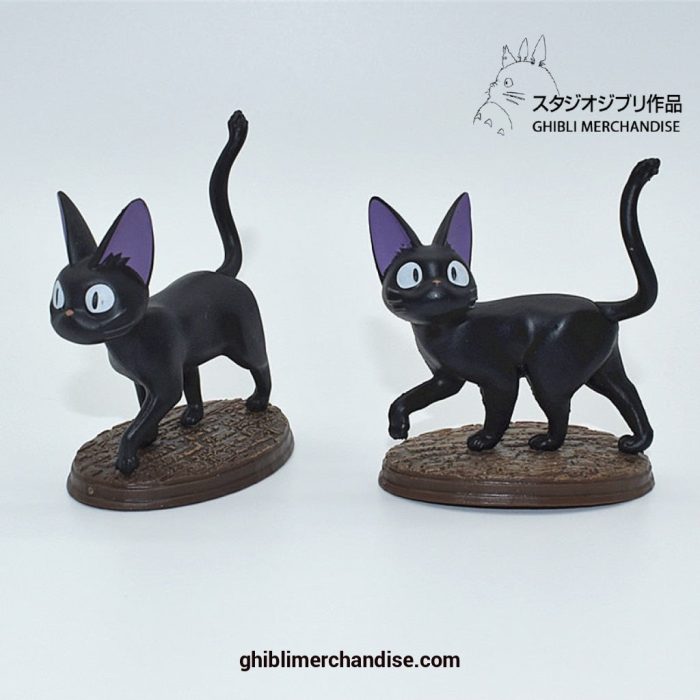 6Pcs/set Kikis Delivery Service Jiji Black Cat Figures