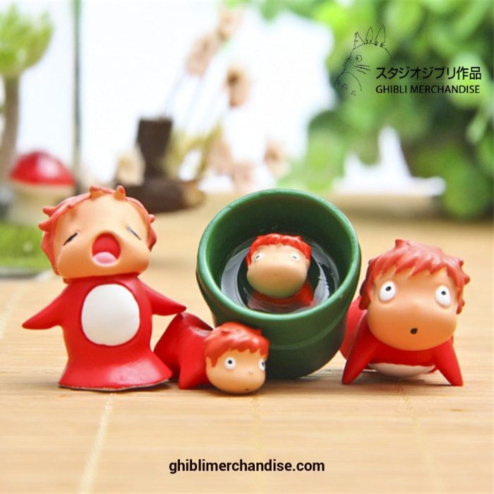 8 New Types Ponyo Figure Home Decoration