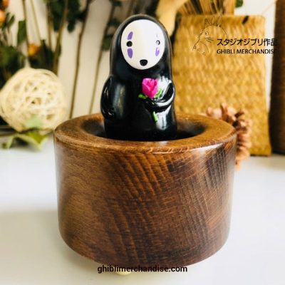 8 Type Handmade Cute No Face Man Wooden Music Box 5