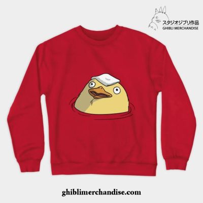 Bath Time Crewneck Sweatshirt Red / S