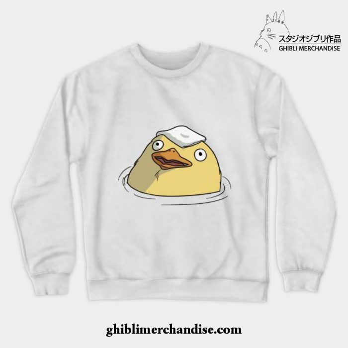 Bath Time Crewneck Sweatshirt White / S