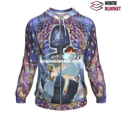 Castle In The Sky Hoodie Zip / S