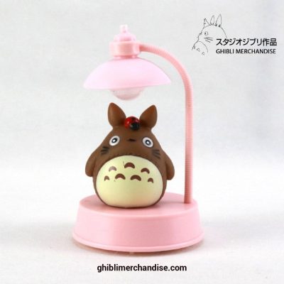 Cute Pink Totoro Music Night Lights Led Table Lamp Brown