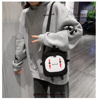 Cute Spirited Away No Face Man Plush Bag