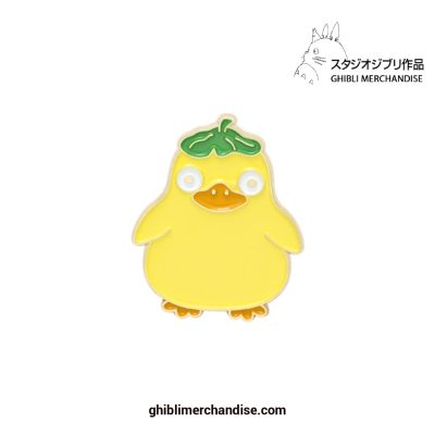 Cute Spirited Away Yellow Duck Mouse Coal Bailong Haku Enamel Pin Style 2