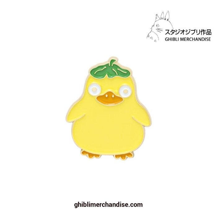 Cute Spirited Away Yellow Duck Mouse Coal Bailong Haku Enamel Pin Style 2