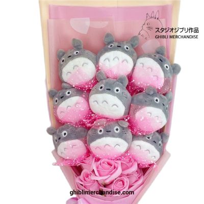 Cute Totoro Plush Flower Bouquet Creative Gift For Graduation/birthday/valentine