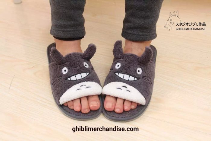 Cute Totoro Plush Winter Warm Slippers