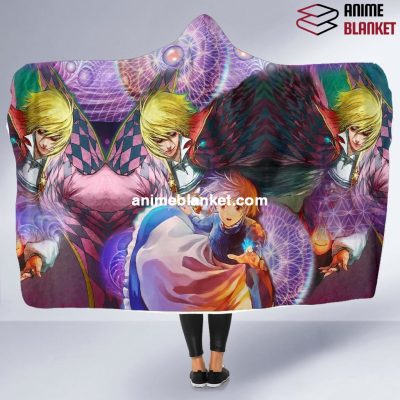 Enlightened Howls Moving Castle Hooded Blanket