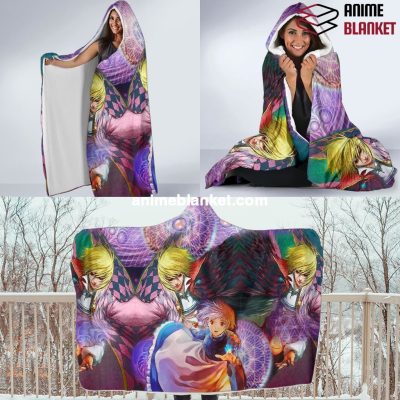 Enlightened Howls Moving Castle Hooded Blanket