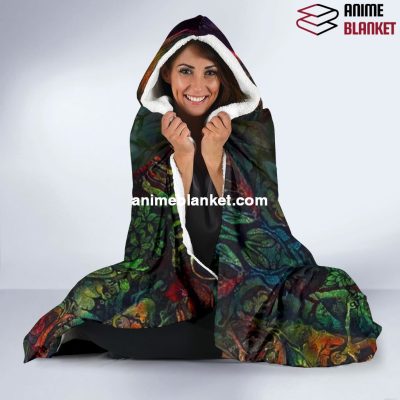 Fearless Mononoke Hooded Blanket