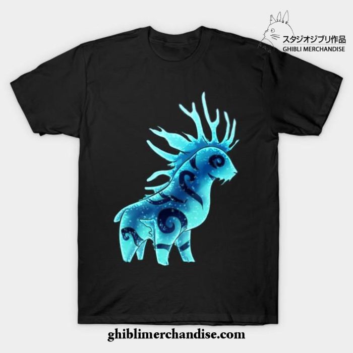 Forest Spirit Night Chibi T-Shirt Black / S