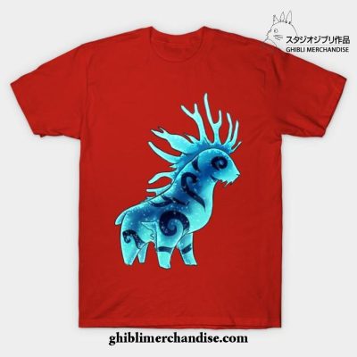 Forest Spirit Night Chibi T-Shirt Red / S