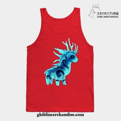 Forest Spirit Night Chibi Tank Top Red / S