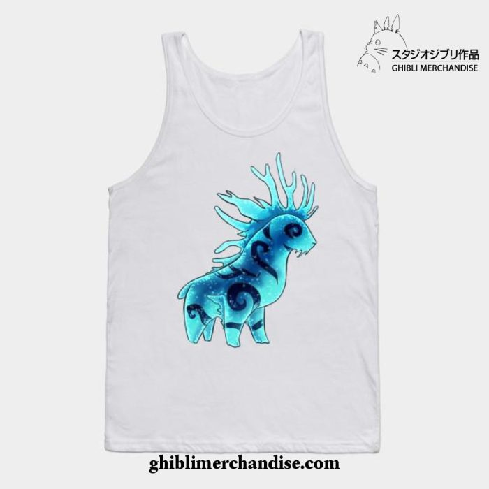 Forest Spirit Night Chibi Tank Top White / S