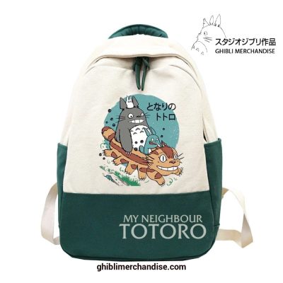 Funny Studio Ghibli Canvas Backpack 1