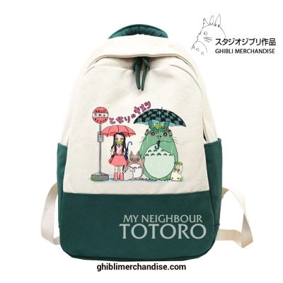 Funny Studio Ghibli Canvas Backpack 3