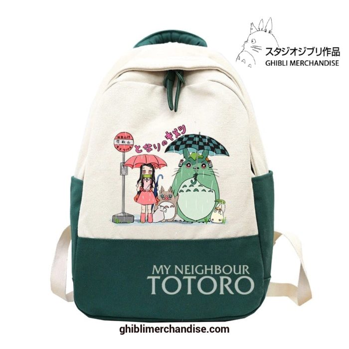 Funny Studio Ghibli Canvas Backpack 3