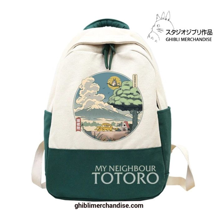 Funny Studio Ghibli Canvas Backpack 4