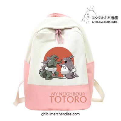 Funny Studio Ghibli Canvas Backpack 5